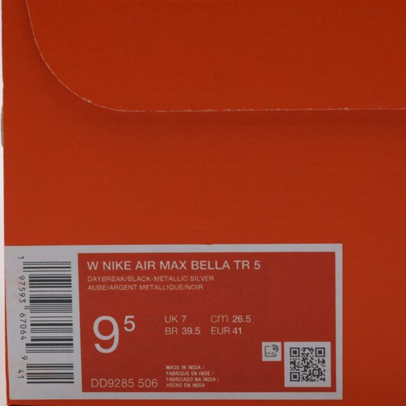 Nike Women's Cushioned Comfort Air Max Bella TR 5 Workout Shoes Purple Size 9.5 - Picture 10 of 10